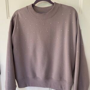 ✨ Universal Thread Sparkly Sweatshirt – Warm Grey, Size Small ✨